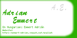 adrian emmert business card